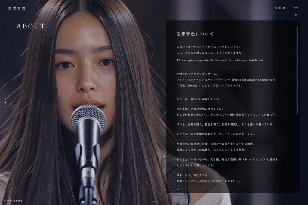 空想音色 オフィシャルウェブサイト-ABOUT